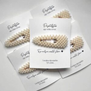 biserne špangice za djevojačke pokloni personalizirani